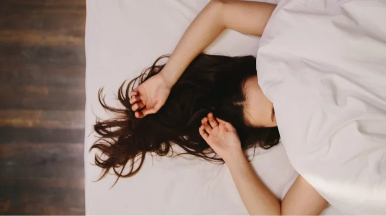 woman sleeping